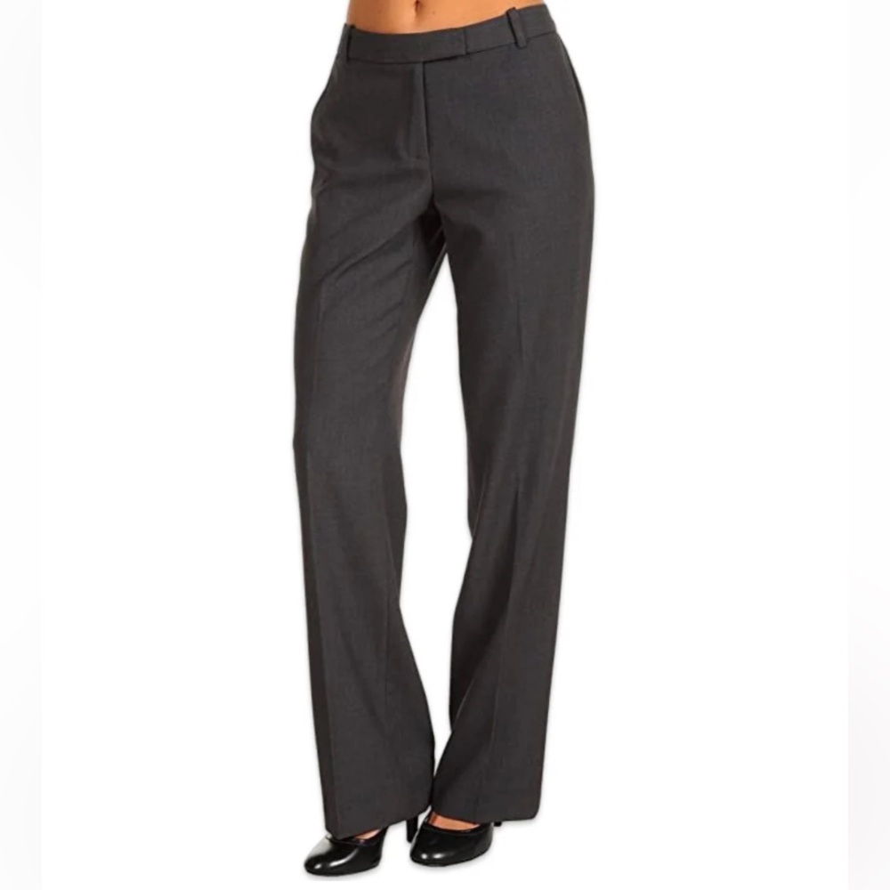 Calvin Klein 'The Madison' Regular Fit Women’s Pants in Charcoal Melange Size 12